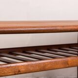 Large Danish teak coffee table, two levels, by Grete Jalk for Glostrup Mobelfabrik.