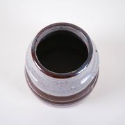 Grey ceramic vase, Danish design, 1960s, made in Denmark