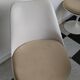 Knoll round table (marble) and 4 vintage chairs - 1970s