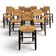 Set of 10 Bauche model chairs by Charlotte Perriand, circa 1960.