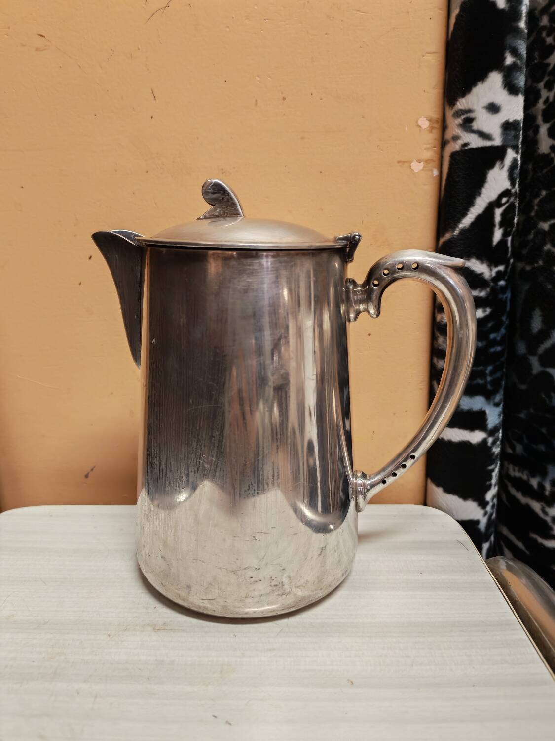 Silver-plated teapot and coffee pot