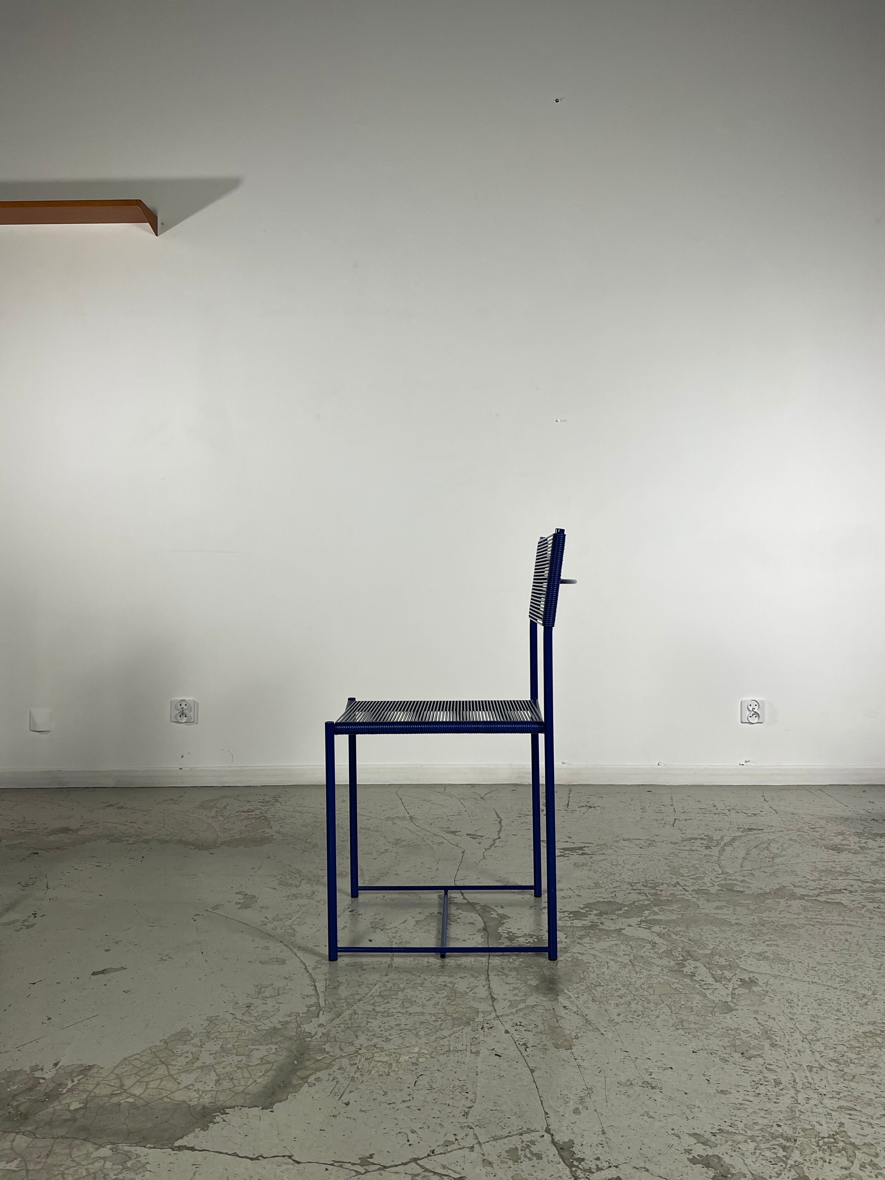 Set of 7 chairs Spaghetti 101 by Giandomenico Belotti for Alias 80s