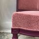 Corner pink chair
