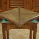 Art Deco game table in walnut from the 1930s.