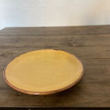 Enamelled ceramic plate