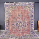 Vintage Oushak Wool Rug sku2303