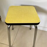 Yellow formica stool
