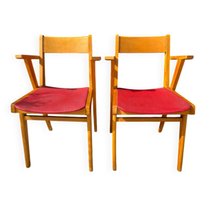 Fauteuils bridge pieds - compas