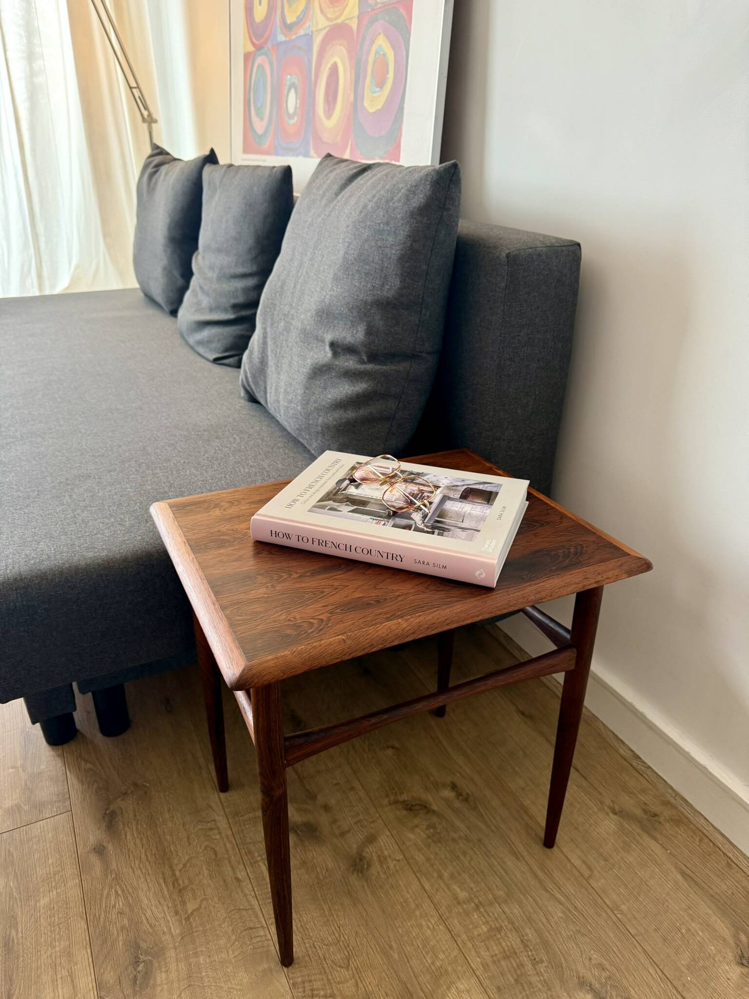 Table d'appoint scandinave en palissandre – Danemark, années 1960-1970