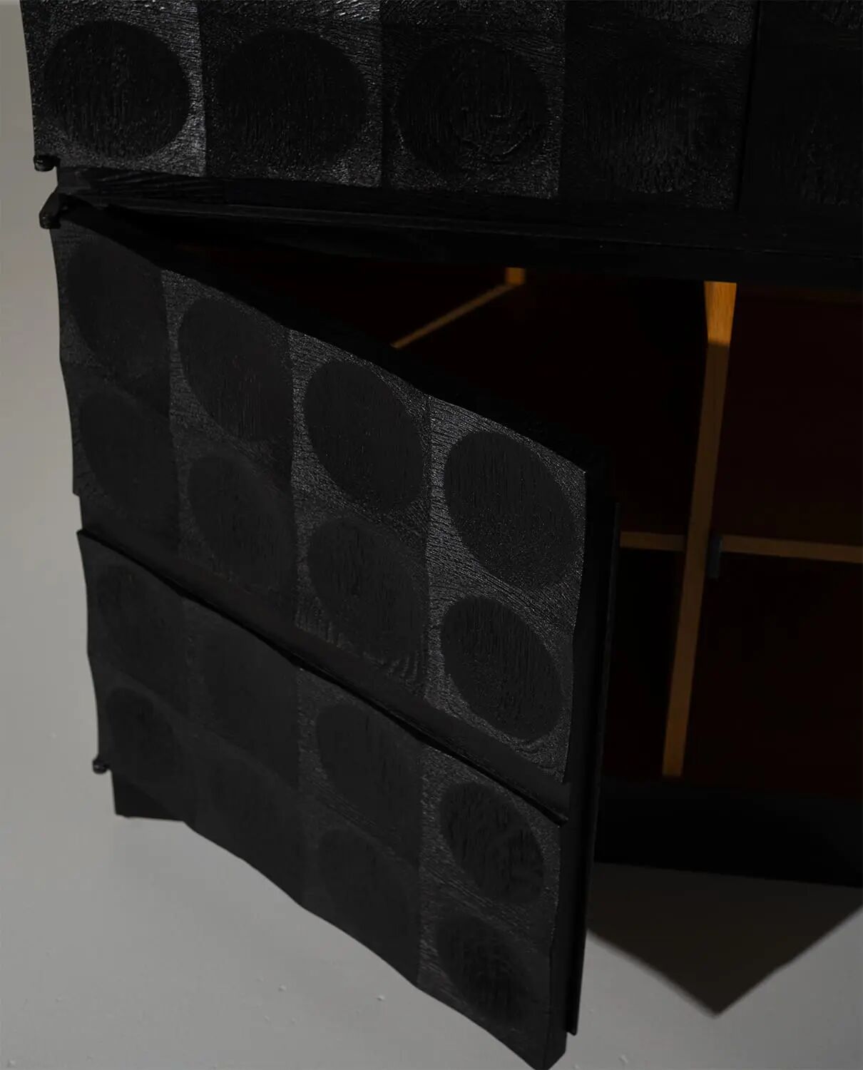 Brutalist Cabinet by J. Batenburg, Belgium 1970s