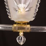 Charming Liberty Barovier and Toso Chandelier, 1940s
