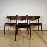 Set of 4 vintage teak chairs – Funder-Schmidt & Madsen, Dutch design