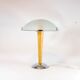 Vintage mushroom lamp| spatial age design | engraved glass