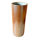Glazed stoneware tube vase