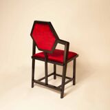 Lot 4 chairs by frank lloyd wright, 80s