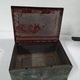 Metal safe with key