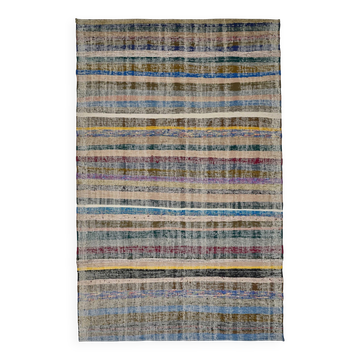 Turkish Handwoven Flatweave Chaput Kilim 183 cm x 284 cm