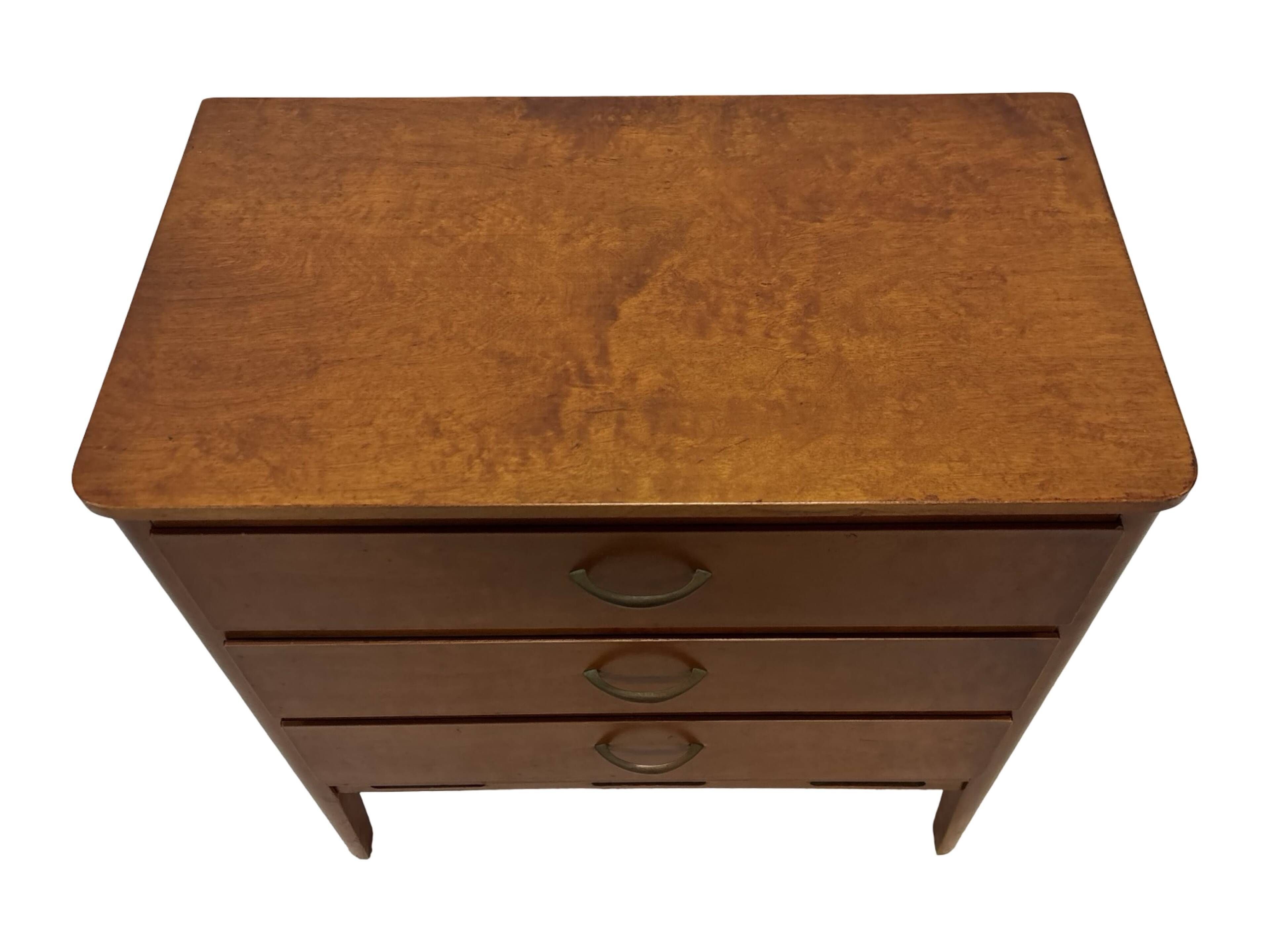 Petite commode vintage des années 1960 en chêne.