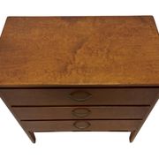 Vintage small Chest of Drawers Cabinet 1960s Oak Design