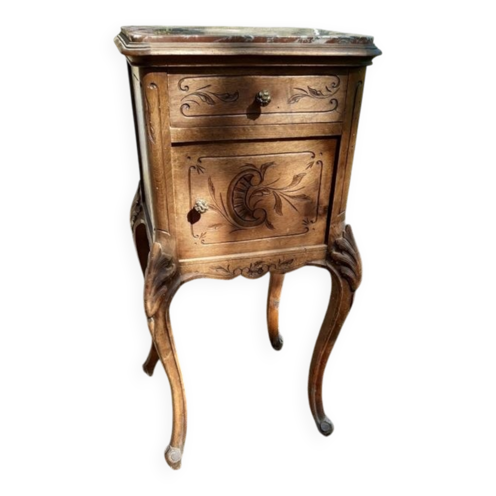 Antique bedside table