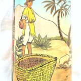 vintage coffee box signed Joelle