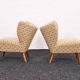 Swedish lounge sofa & cocktail chair set, 1950s – curved wingback