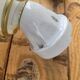 Pair of tulip and porcelain sconces