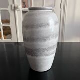 Grey ceramic vase