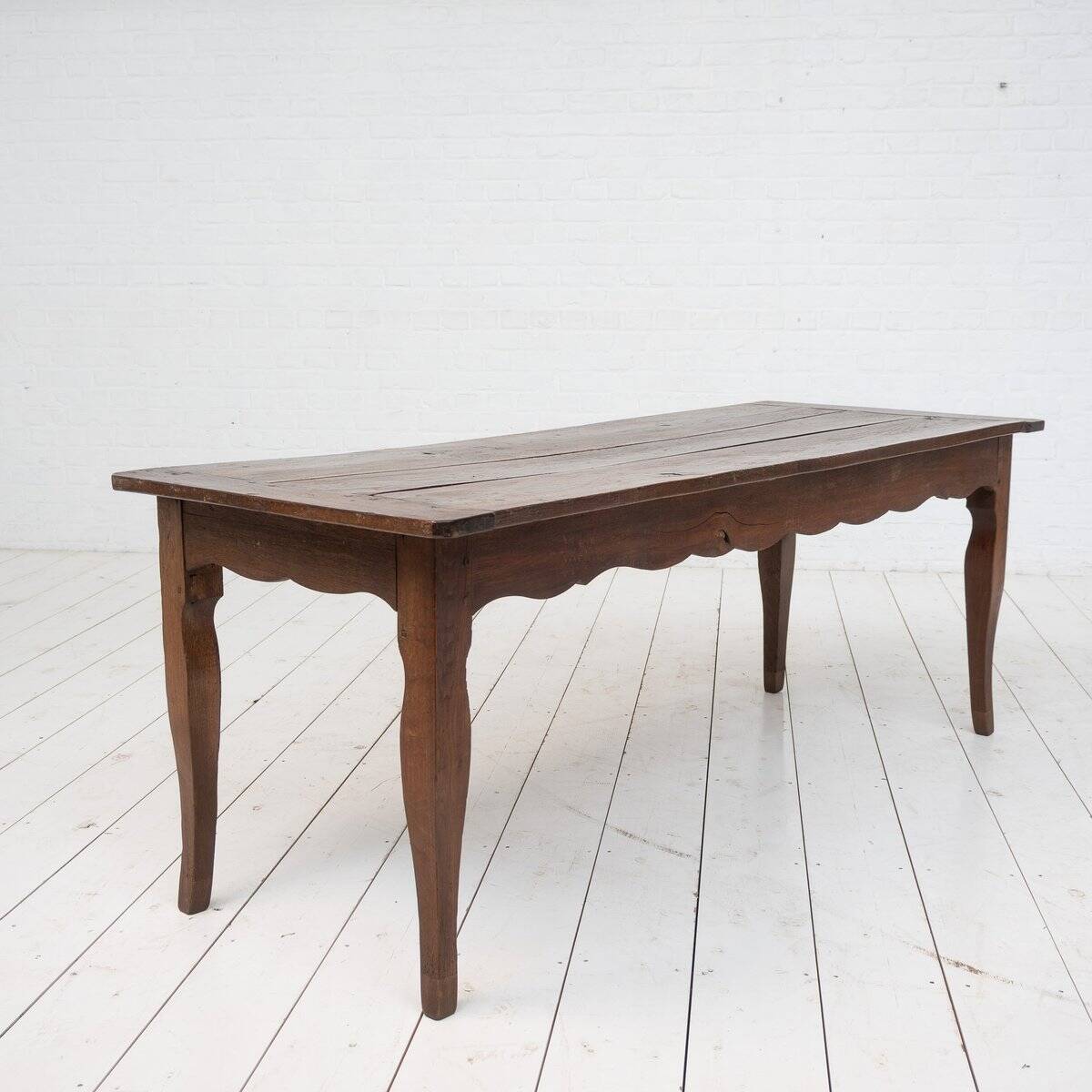 Table en chêne français antique, 1780