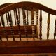 Two benches has folder and open armrest 20th century