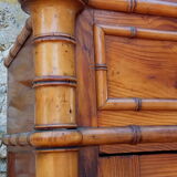 Cabinet beginning 20 th in turned pine and pitchpin