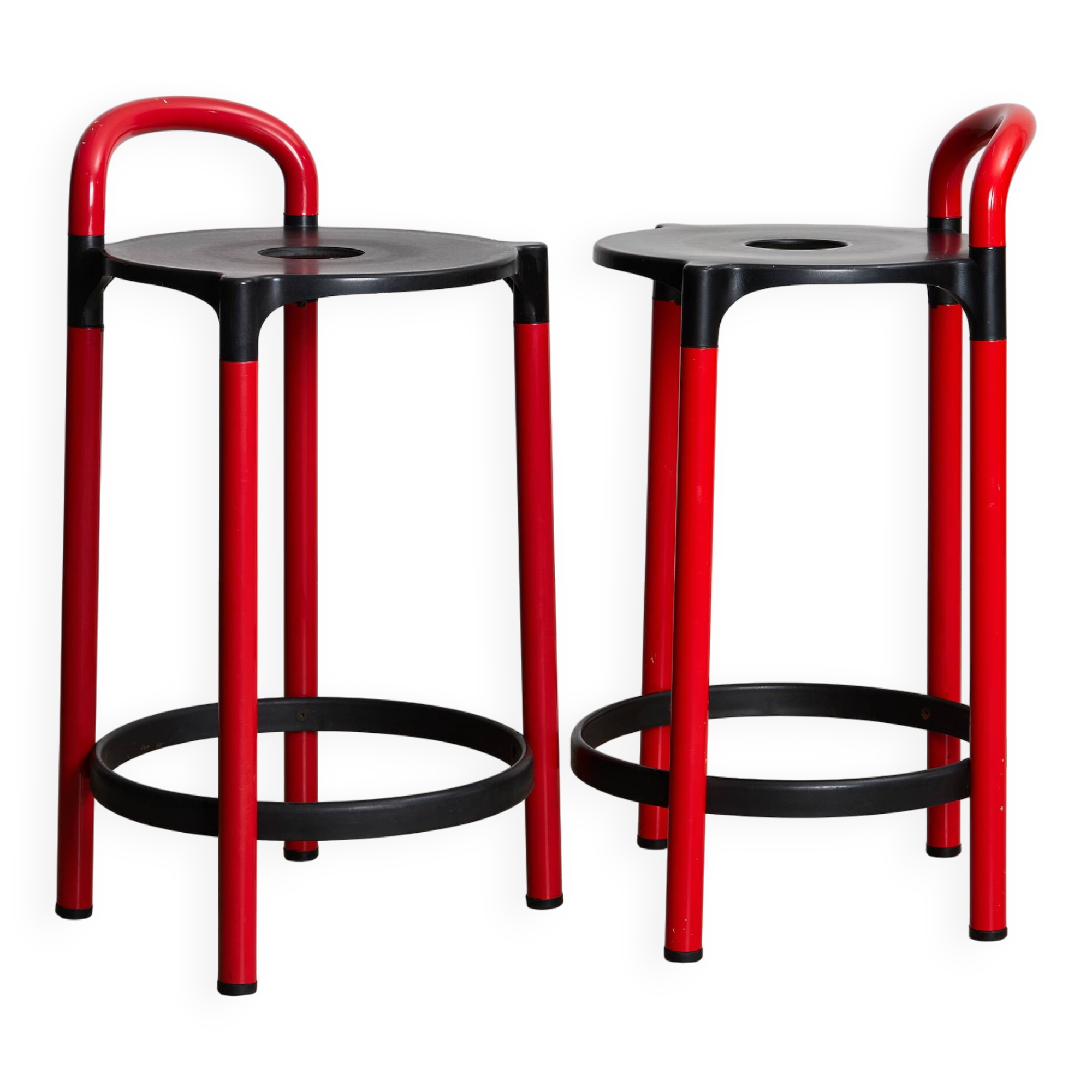 Set of Polo Bar Stools by Anna Castelli Ferrieri for Kartell, 1979
