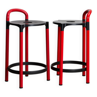 Set of Polo Bar Stools by Anna Castelli Ferrieri for Kartell, 1979