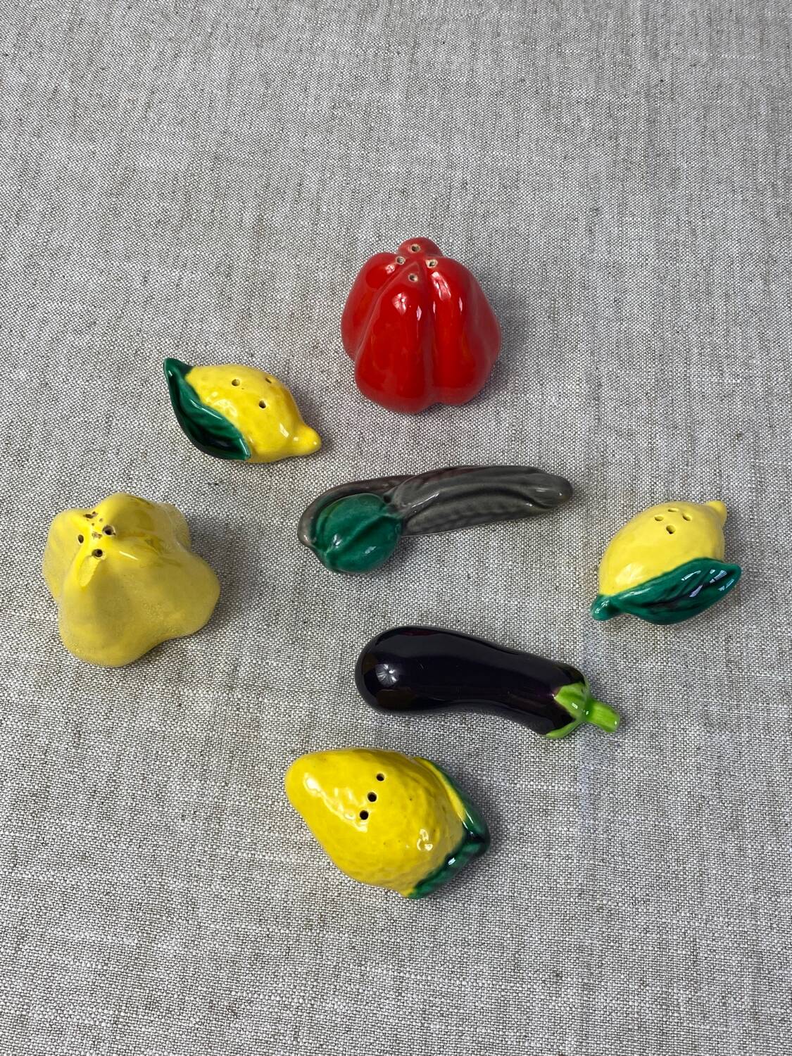 Ceramic salt and pepper shakers