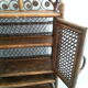 Set 2 shelves rattan bamboo vintage