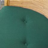 Raush bamboo rattan bench armchairs from the 70s and 80s