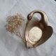 Brass swan pocket empty