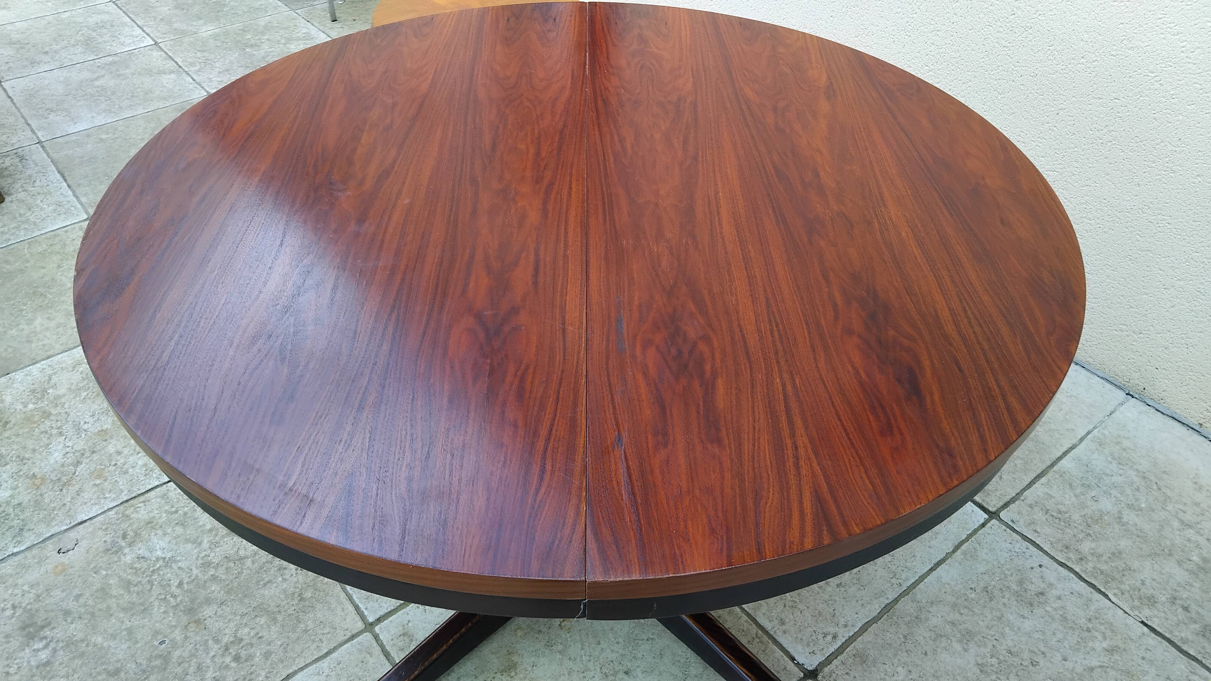 Table extensible vintage de style Baumann scandinave
