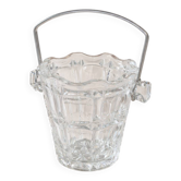 Seau à glace en cristal vintage
