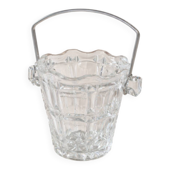 Vintage crystal ice bucket