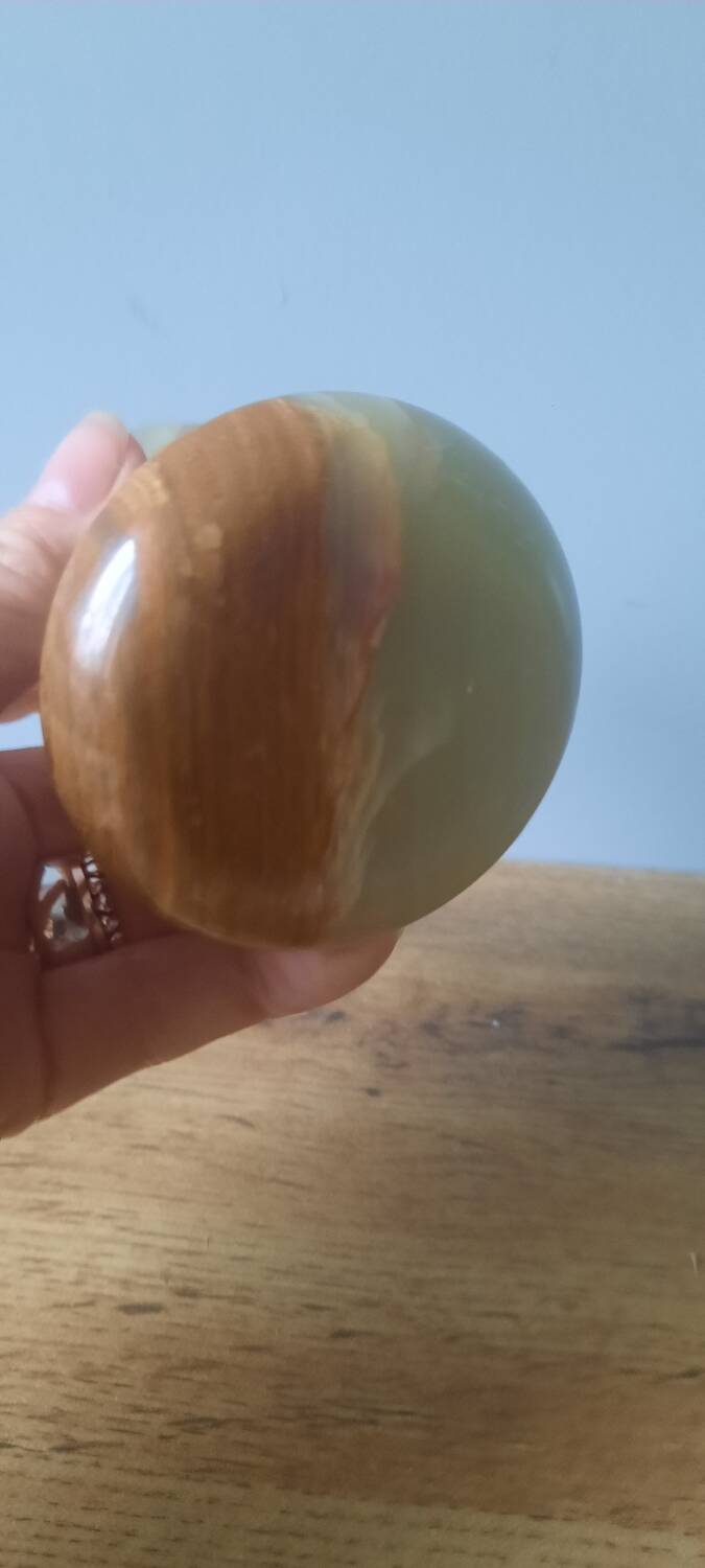 Alabaster candle holder