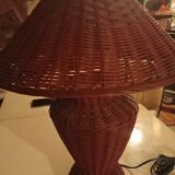 Rattan table lamp