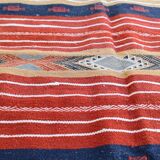 Multicolored Berber kilim carpets