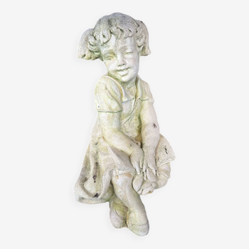 Enfant en pierre Statue de jardin