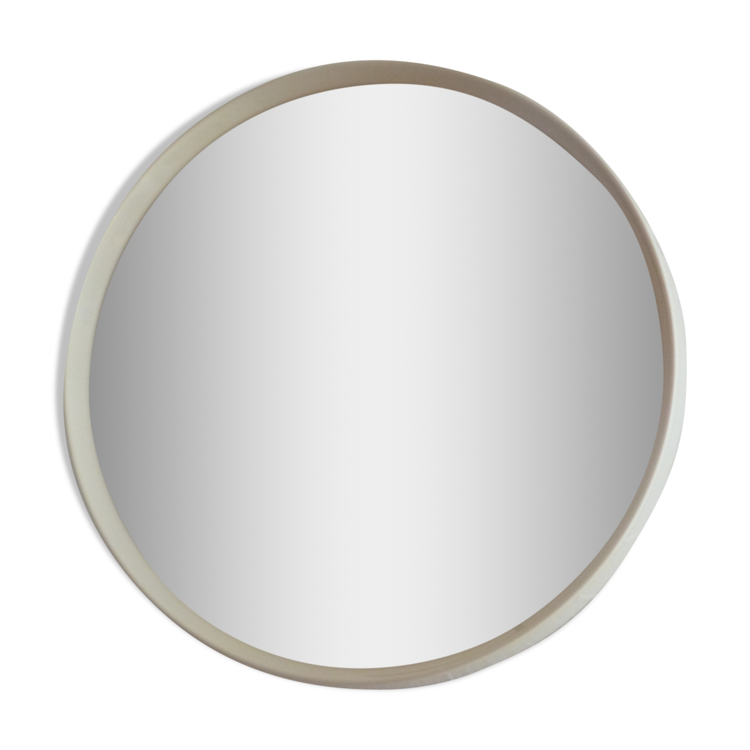 Vintage mirror plastic cream - Collezione Salc Cantù Italy
