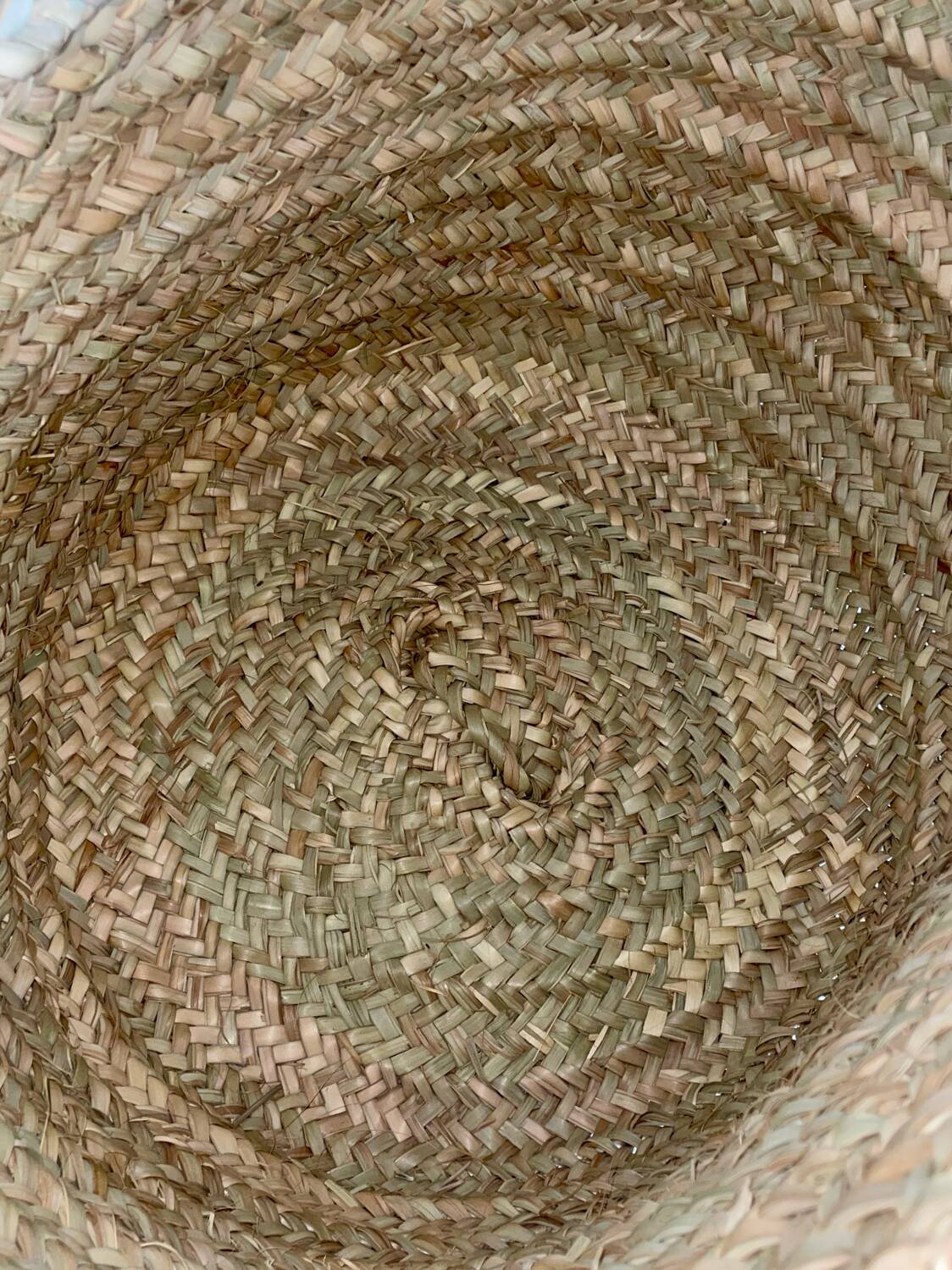 Natural palm basket