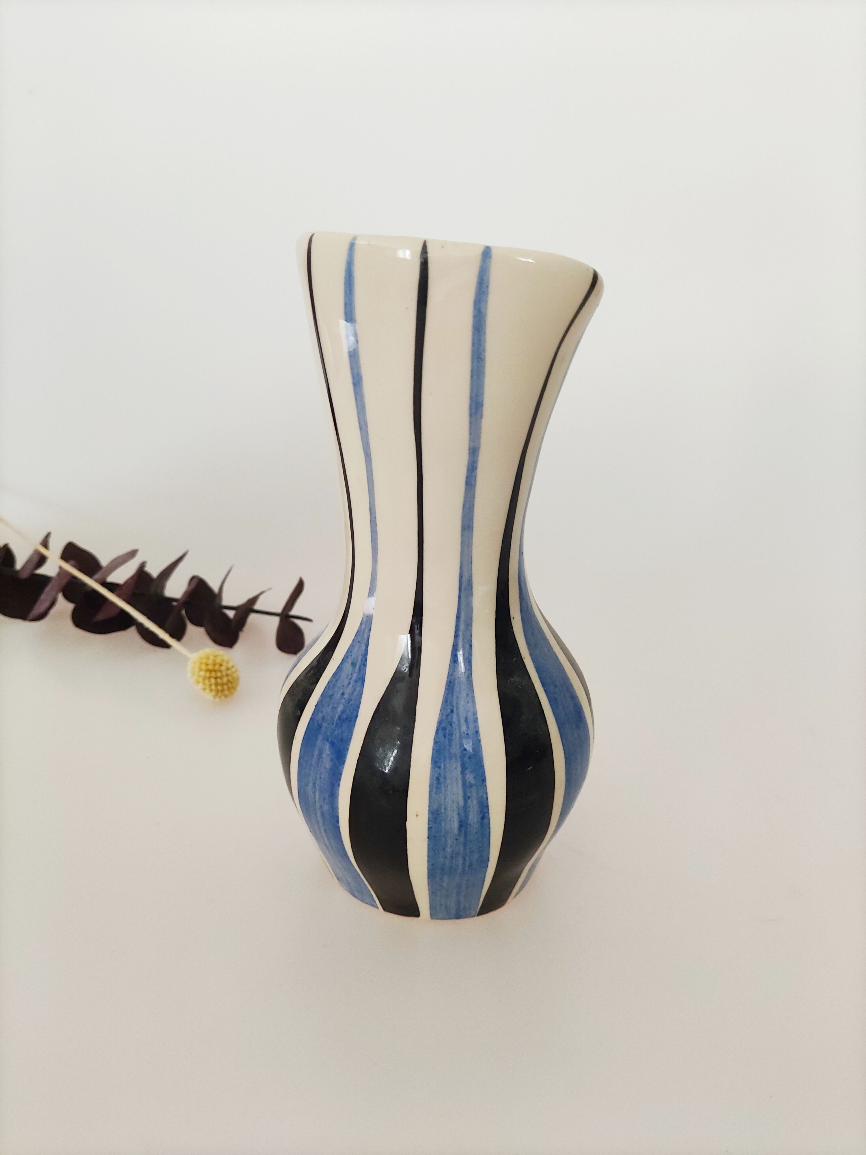 Ceramic vase signed poet laval