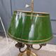 Old lamp hot water bottle bronze and sheet metal three fires