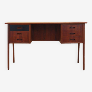 Bureau en teck, design danois, années 1970, production : Danemark