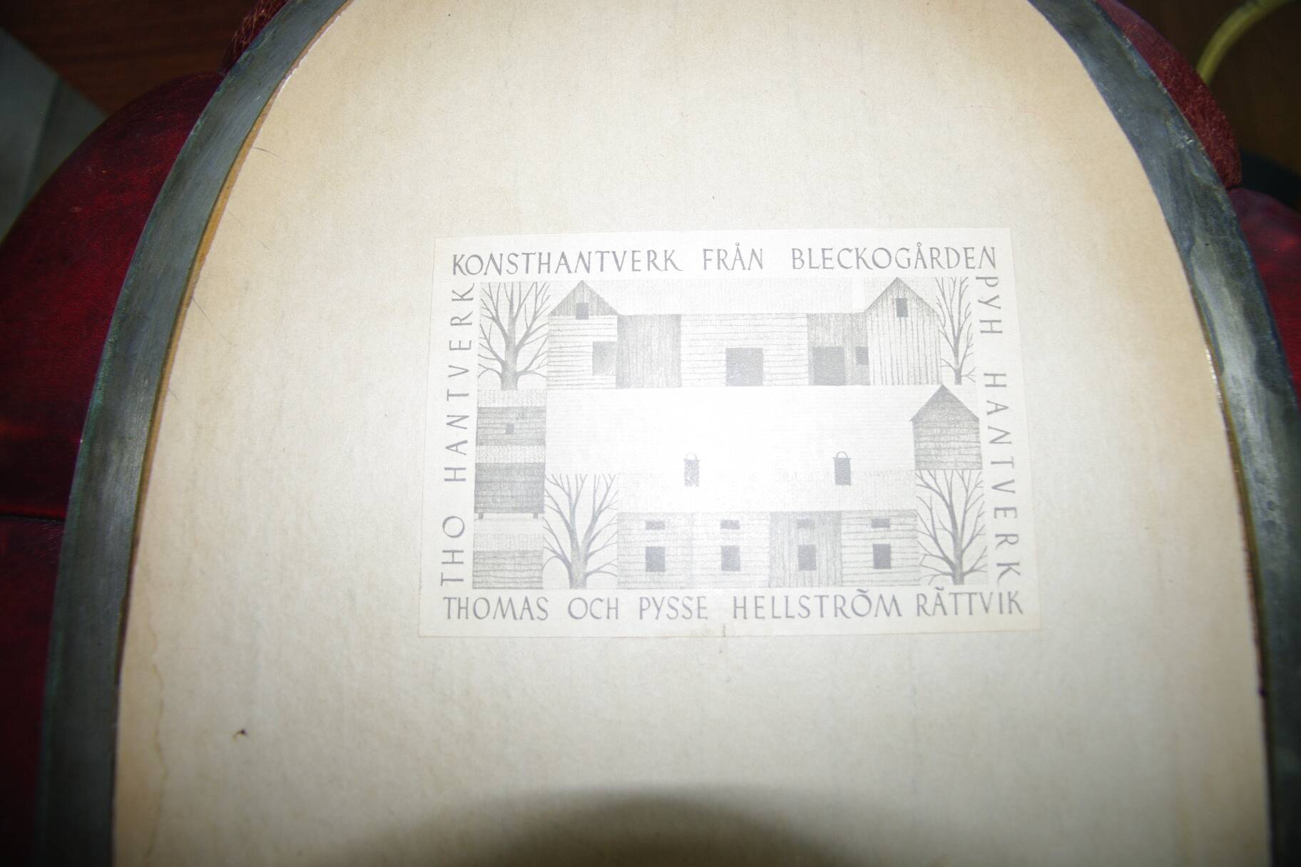 Vintage brass mirror by thomas pysse dk denmark 1950